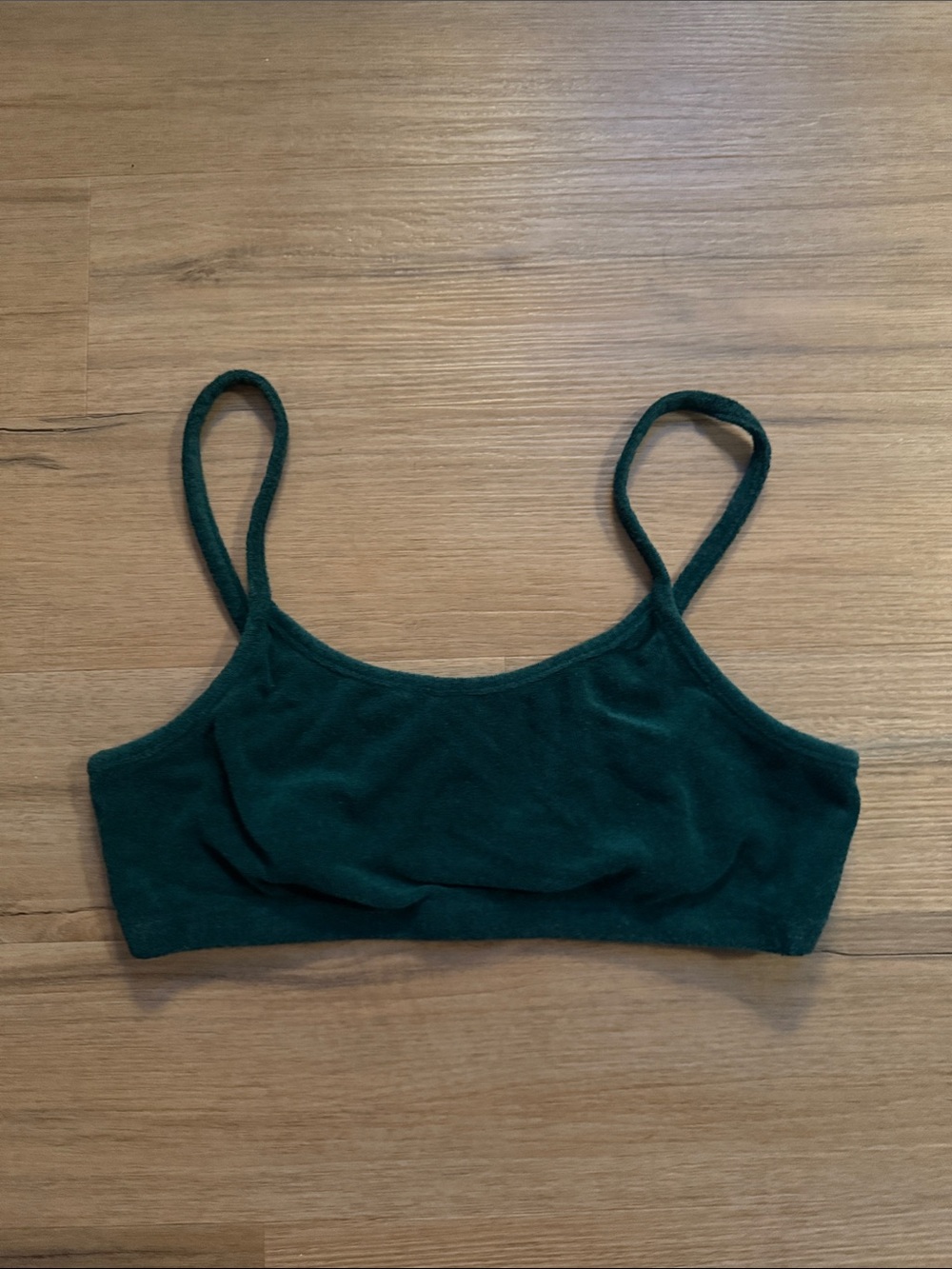 We wore what Dark Green Bralette Top